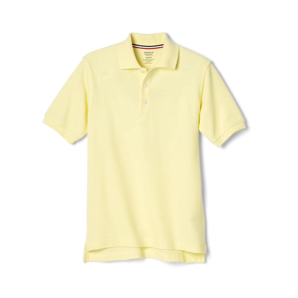French Toast Kids' Pique Polo (Standard & Husky) | Uniform polo top for boys and girls; Offered in Standard and Husky size ranges