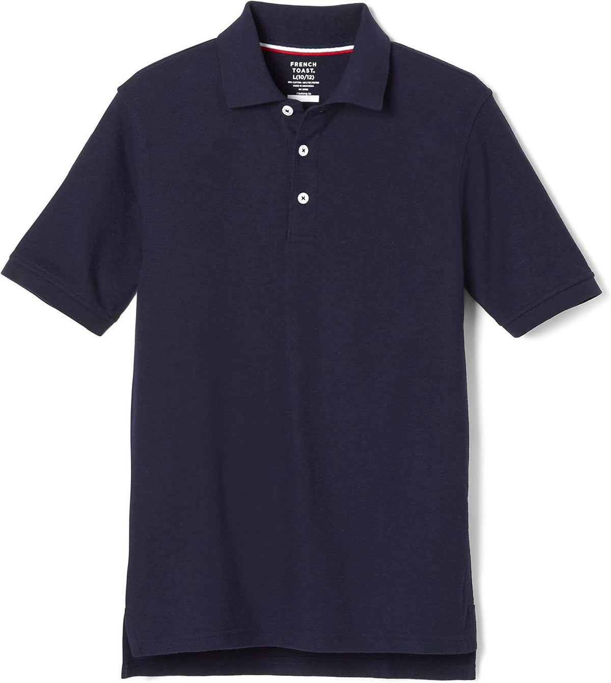 French Toast Kids' Pique Polo (Standard & Husky) | Uniform polo top for boys and girls; Offered in Standard and Husky size ranges