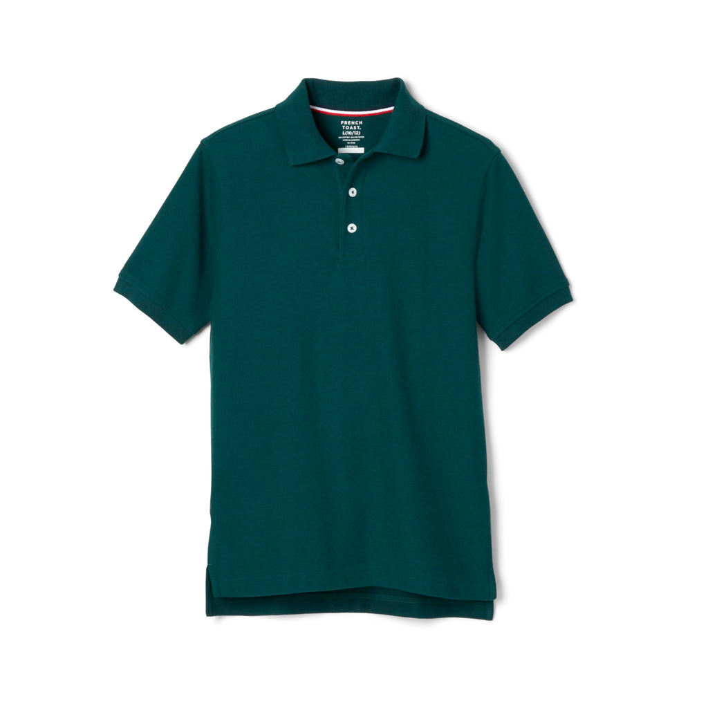 French Toast Kids' Pique Polo (Standard & Husky) | Uniform polo top for boys and girls; Offered in Standard and Husky size ranges