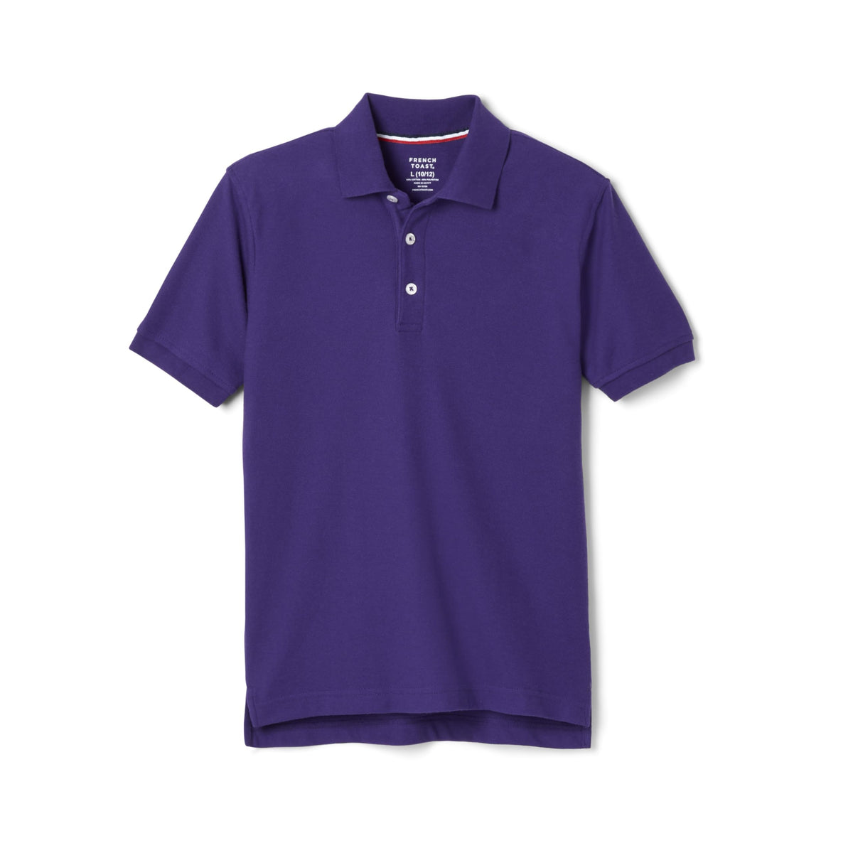 French Toast Kids' Pique Polo (Standard & Husky) | Uniform polo top for boys and girls; Offered in Standard and Husky size ranges