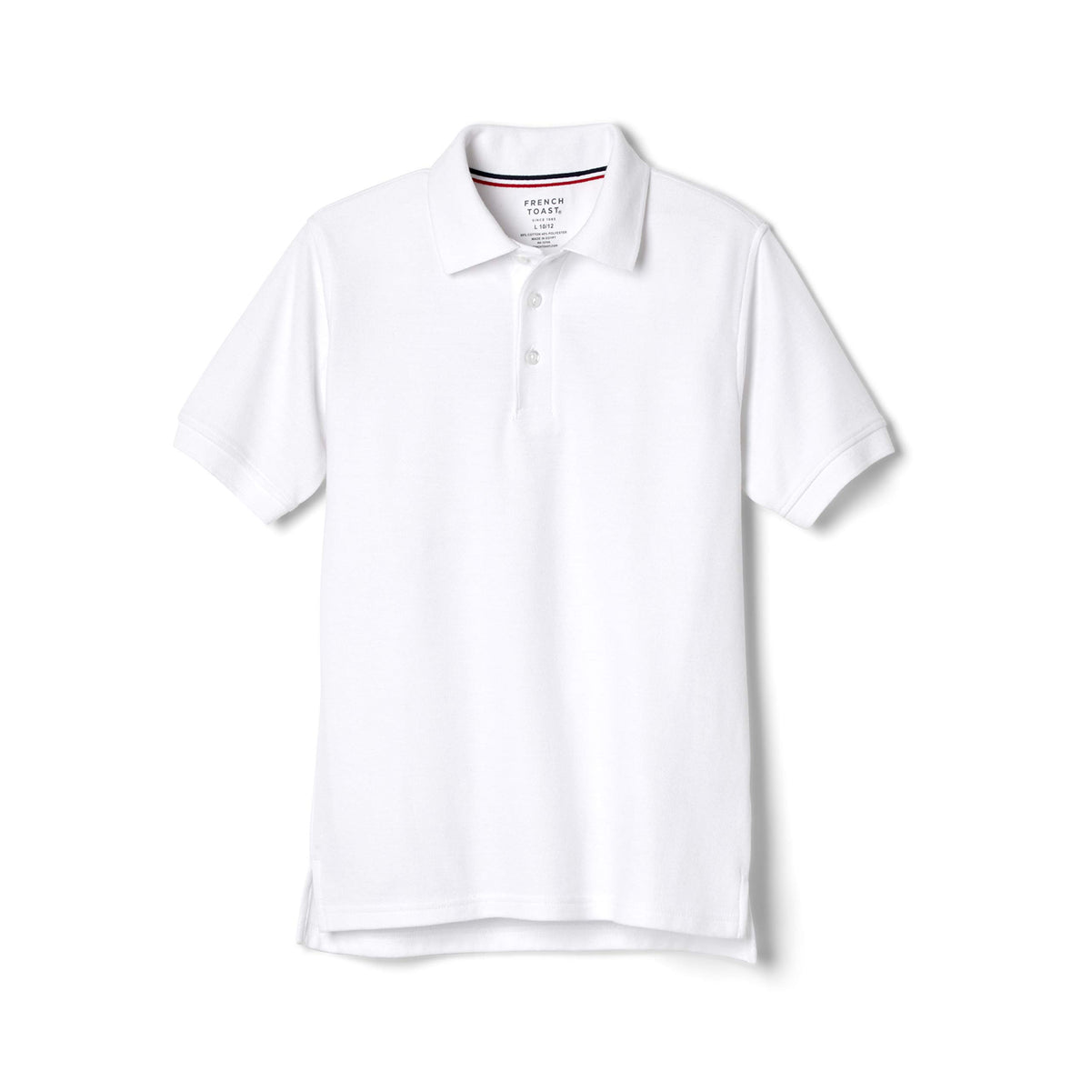 French Toast Kids' Pique Polo (Standard & Husky) | Uniform polo top for boys and girls; Offered in Standard and Husky size ranges