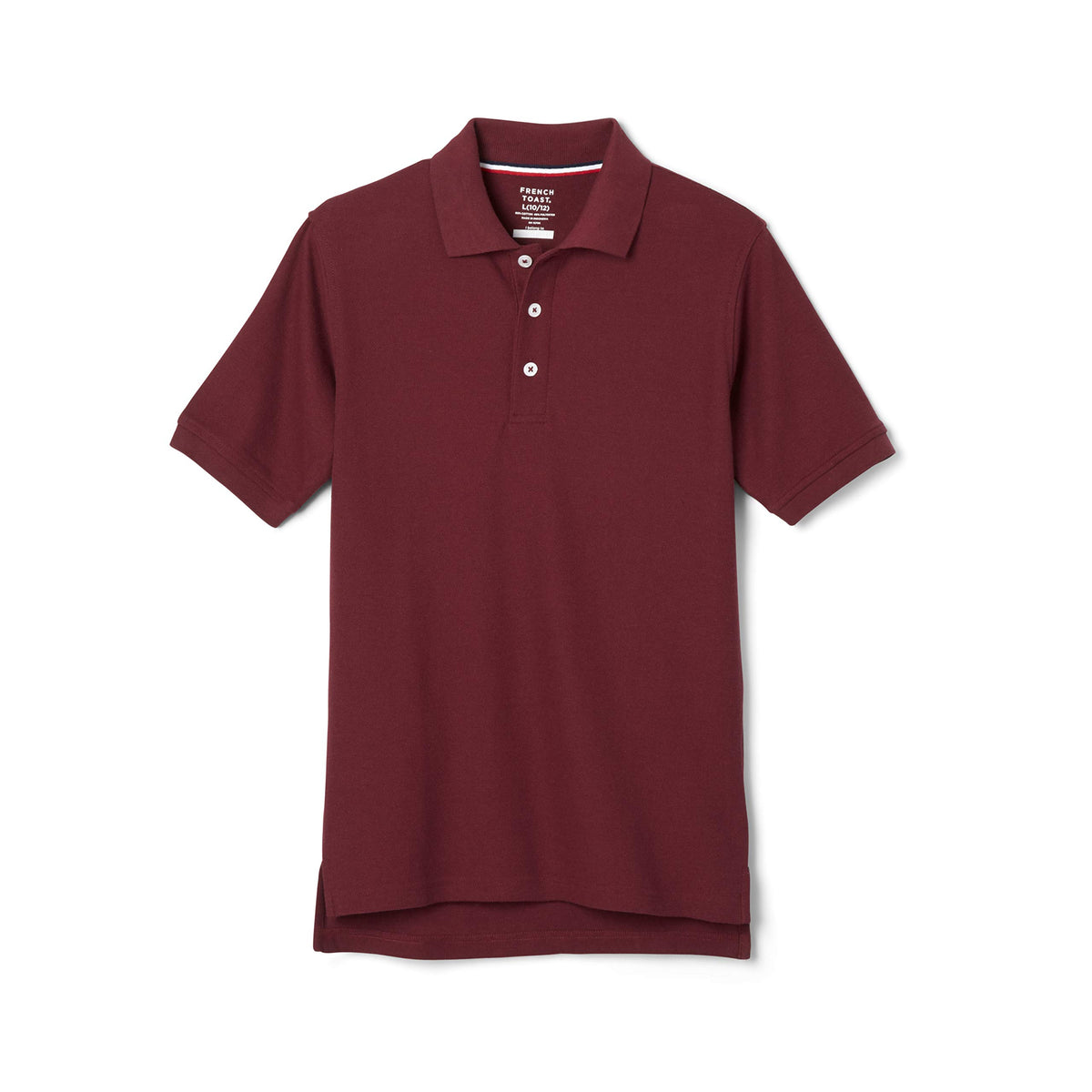 French Toast Kids' Pique Polo (Standard & Husky) | Uniform polo top for boys and girls; Offered in Standard and Husky size ranges