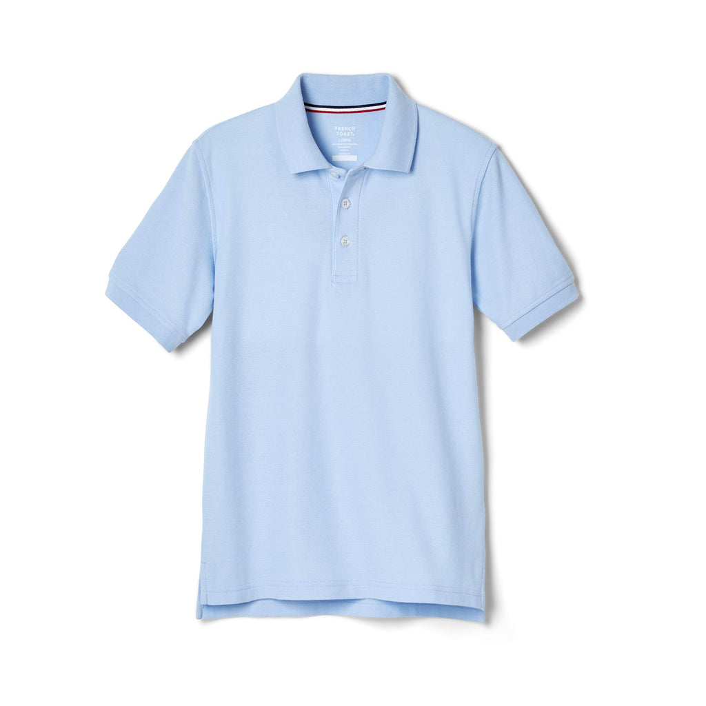 French Toast Kids' Pique Polo (Standard & Husky) | Uniform polo top for boys and girls; Offered in Standard and Husky size ranges