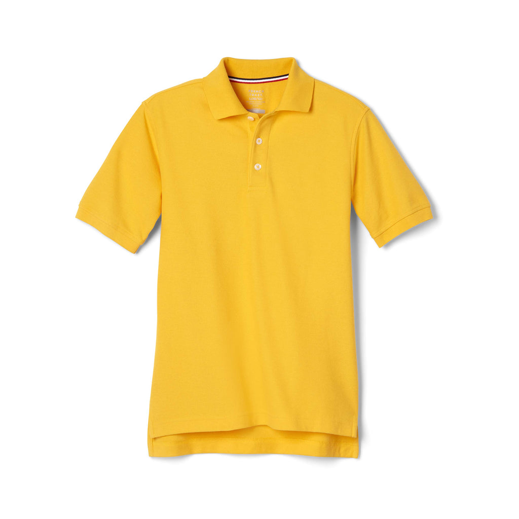 French Toast Kids' Pique Polo (Standard & Husky) | Uniform polo top for boys and girls; Offered in Standard and Husky size ranges