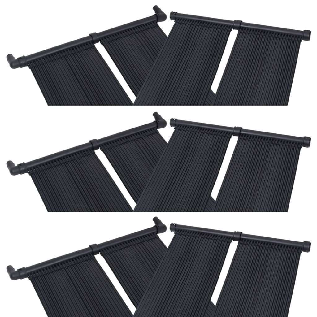 NNEVL Solar Pool Heater Panel 6 pcs 80x310 cm
